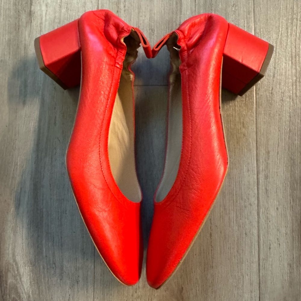 Everlane Day Heel in Red